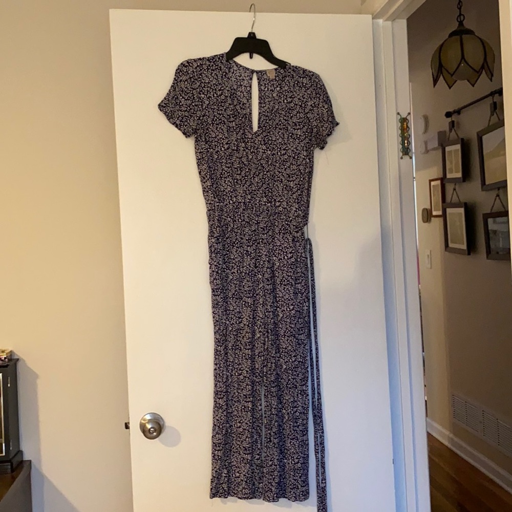 Loft Beach Capri Jumpsuit XS